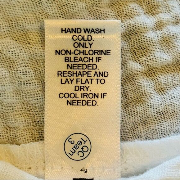 Cato Womans Plus Size Portofino Peasant White Button Down Collar V Neck SZ 18-20 - Picture 8 of 10